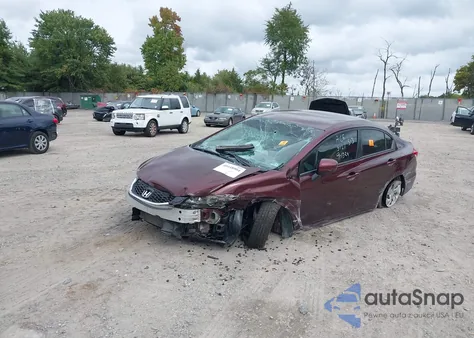2014 Honda Civic Lx z USA, uszkodzony, nr VIN 19XFB2F5XEE224068